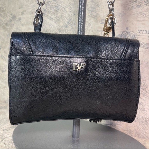 DIANE VON FURSTENBERG MINI HARPER LEATHER CROSSBODY BAG - Picture 4 of 13